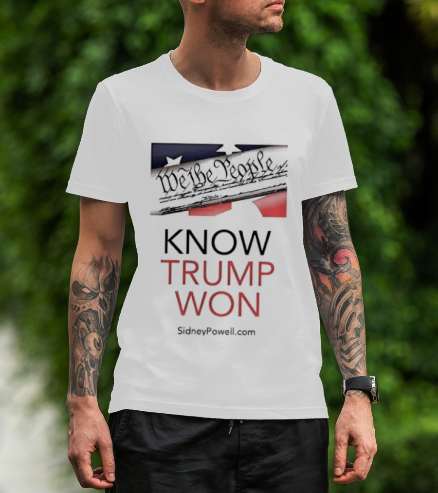 We The People Know Trump Won 2024 T-Shirt