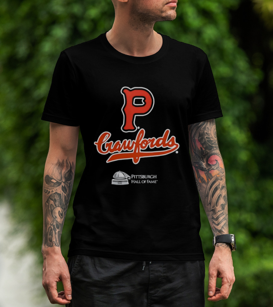 Pittsburgh Crawfords P Hall Of Fame Baseball Team T-Shirt