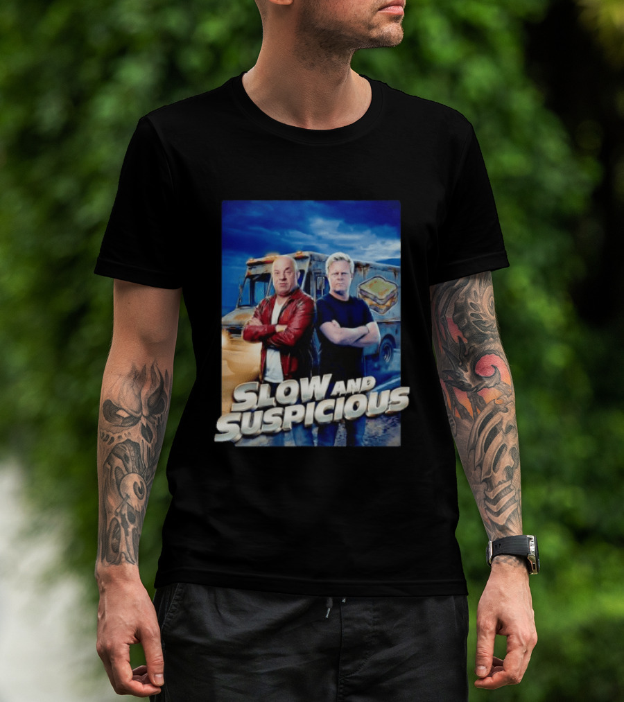 Slow And Suspicious Food Truck Crossover Duo T-Shirt