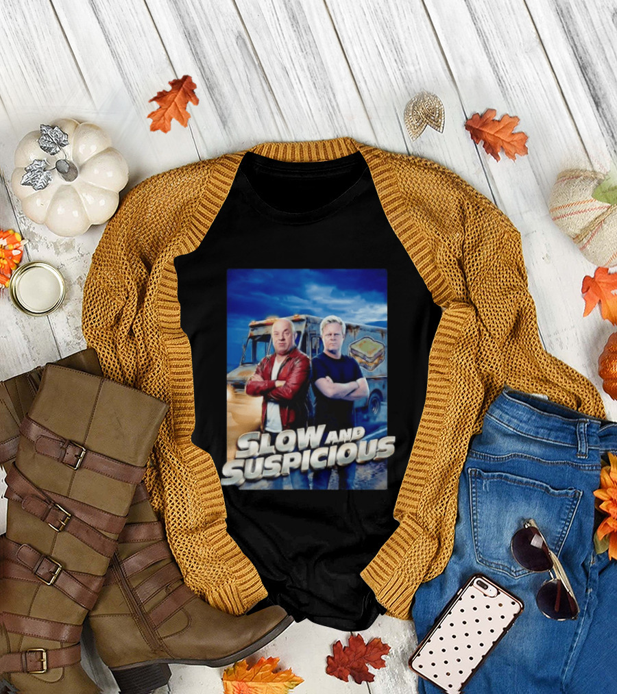 Slow and Suspicious Food Truck Crossover Duo T-Shirt