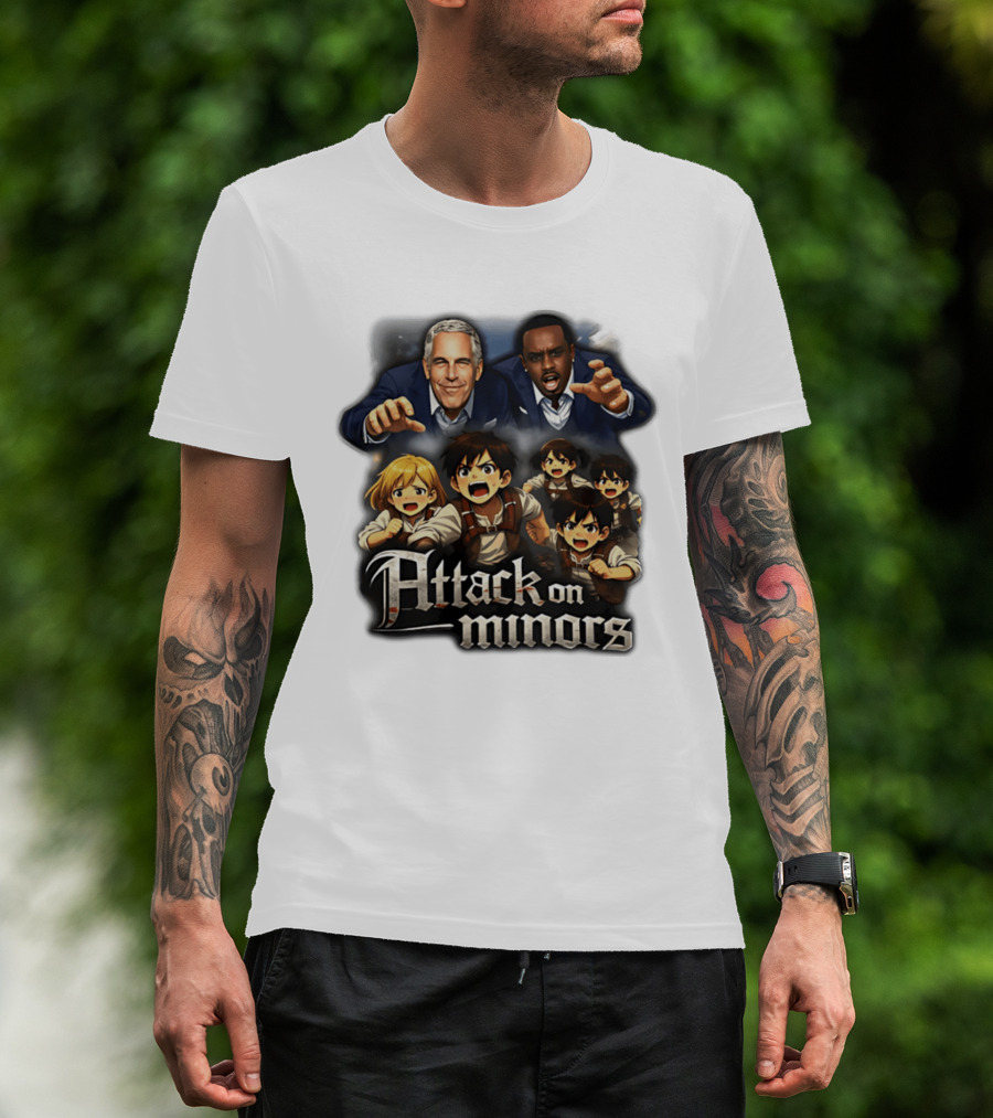 Attack On Minors Epstein And Diddy And T-Shirt