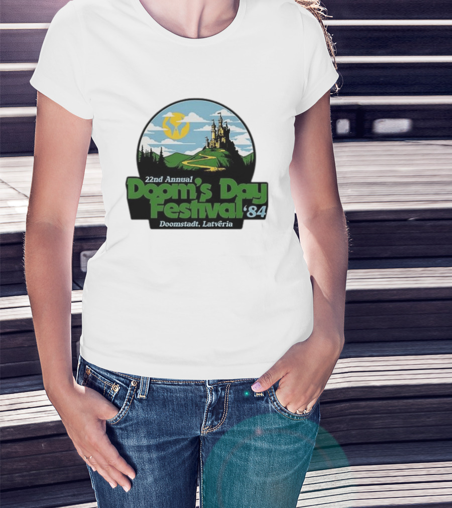22nd Annual Doom's Day Festival '84 Doomstadt Latveria Event T-Shirt