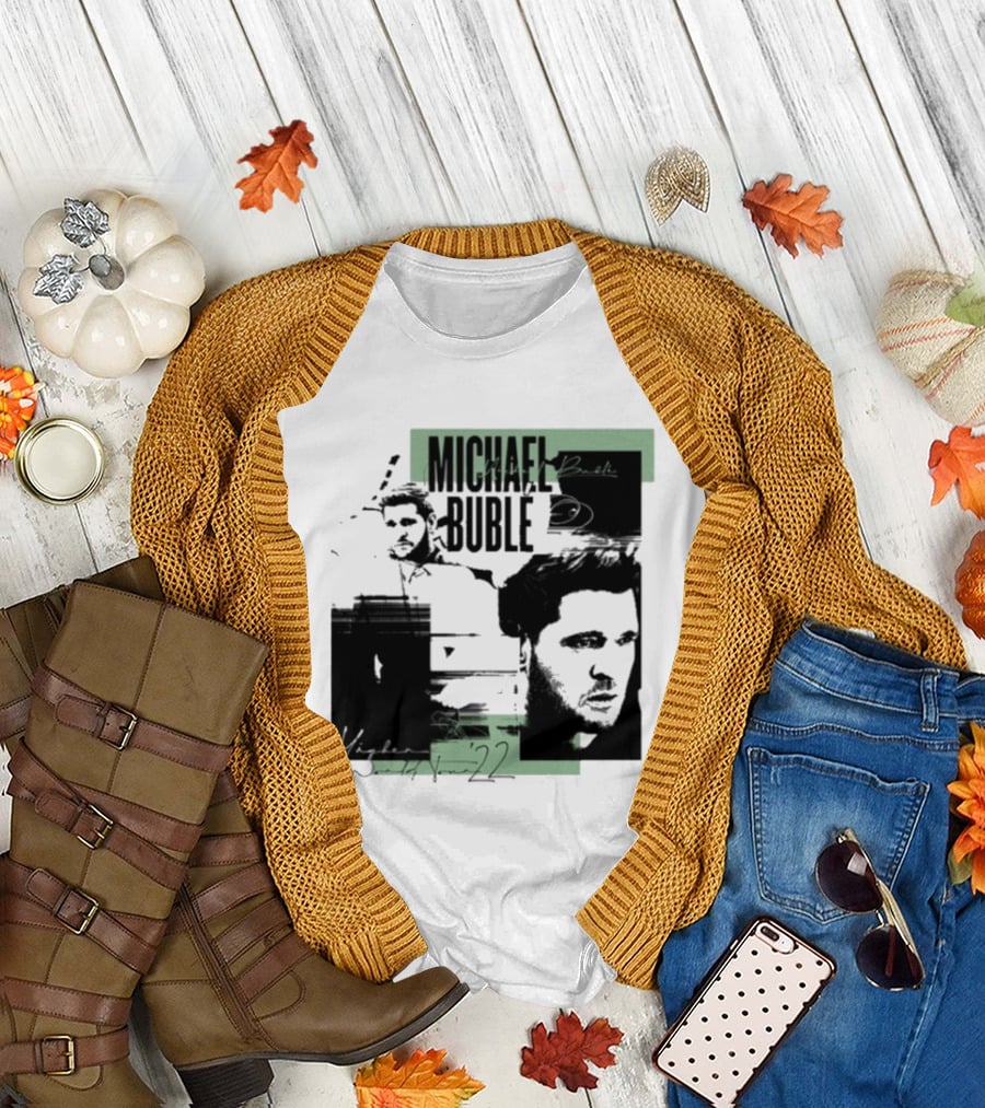Michael Buble Higher Photo Collage 2022 T-Shirt