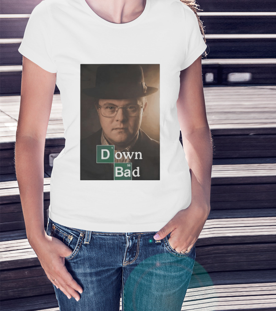 Down Bad Walter Chemistry Parody Breaking Series T-Shirt