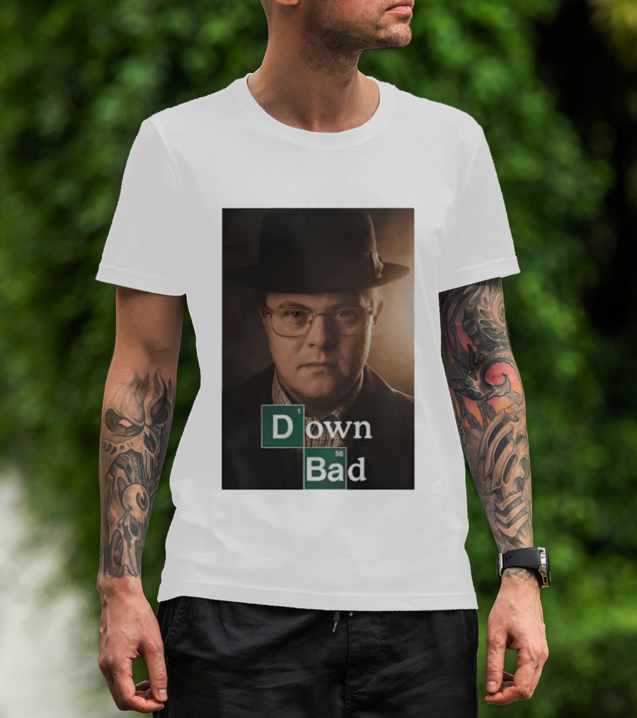 Down Bad Walter Chemistry Parody Breaking Series T-Shirt