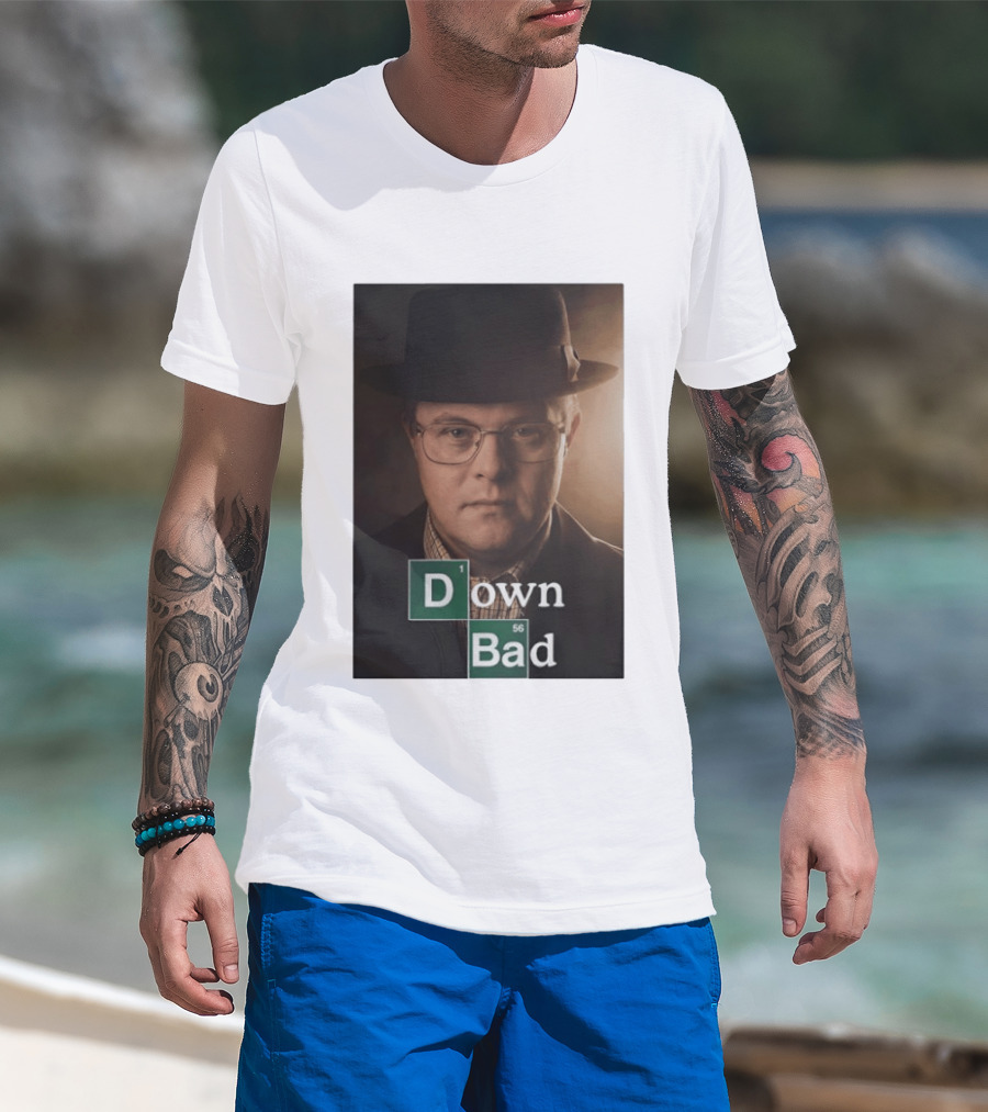 Down Bad Walter Chemistry Parody Breaking Series T-Shirt
