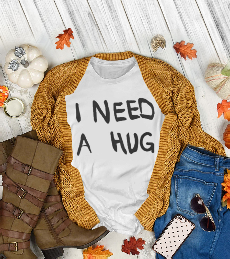 Stefon Diggs I Need A Hug Playful Expression T-Shirt