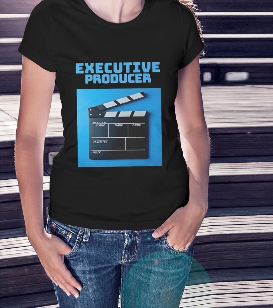 Executive Producer Clapper Board Iconic Movie Director T-Shirt