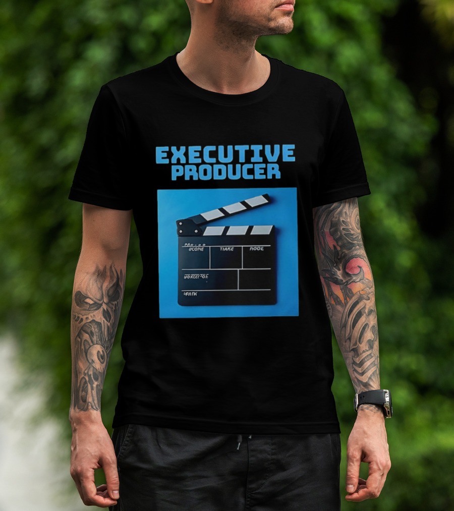 Executive Producer Clapper Board Iconic Movie Director T-Shirt