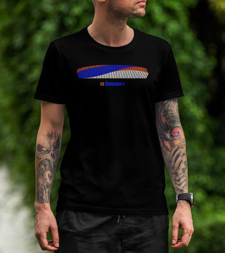 FC Cincinnati Stadium Lights Good Vibes Only T-Shirt