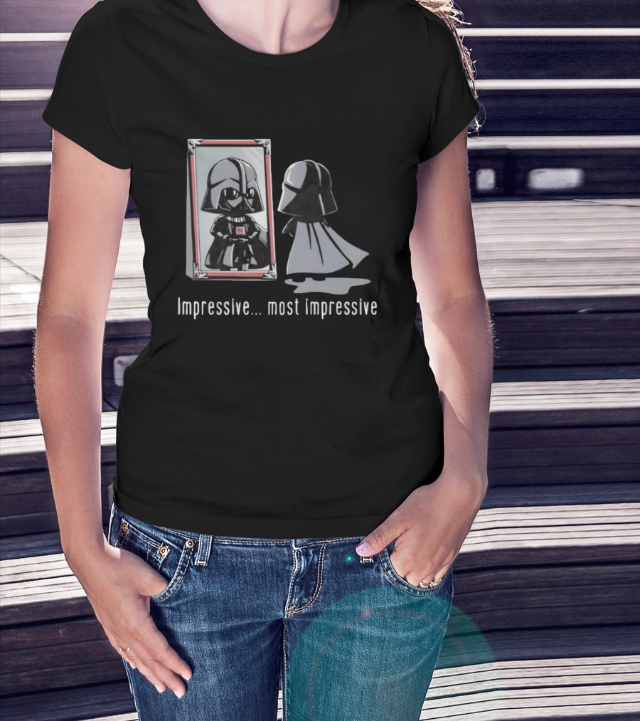 Impressive Most Impressive Darth Vader Mirror Reflection T-Shirt