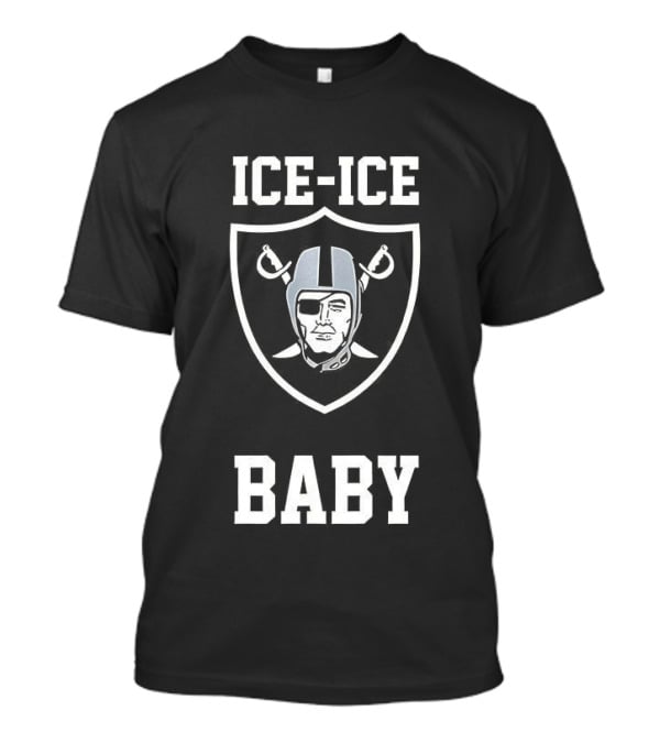 Las Vegas Raiders ICE ICE Baby NFL Fan Gear T-Shirt
