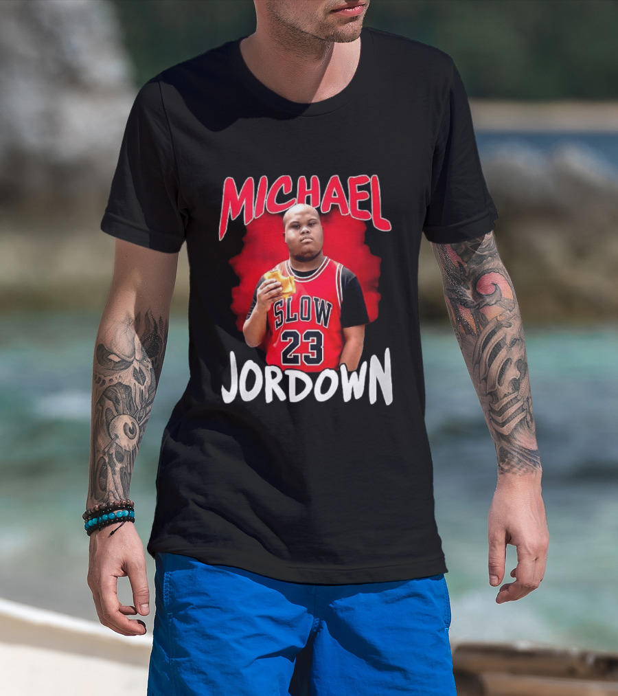 Michael Jordown Slow 23 Meme T-Shirt