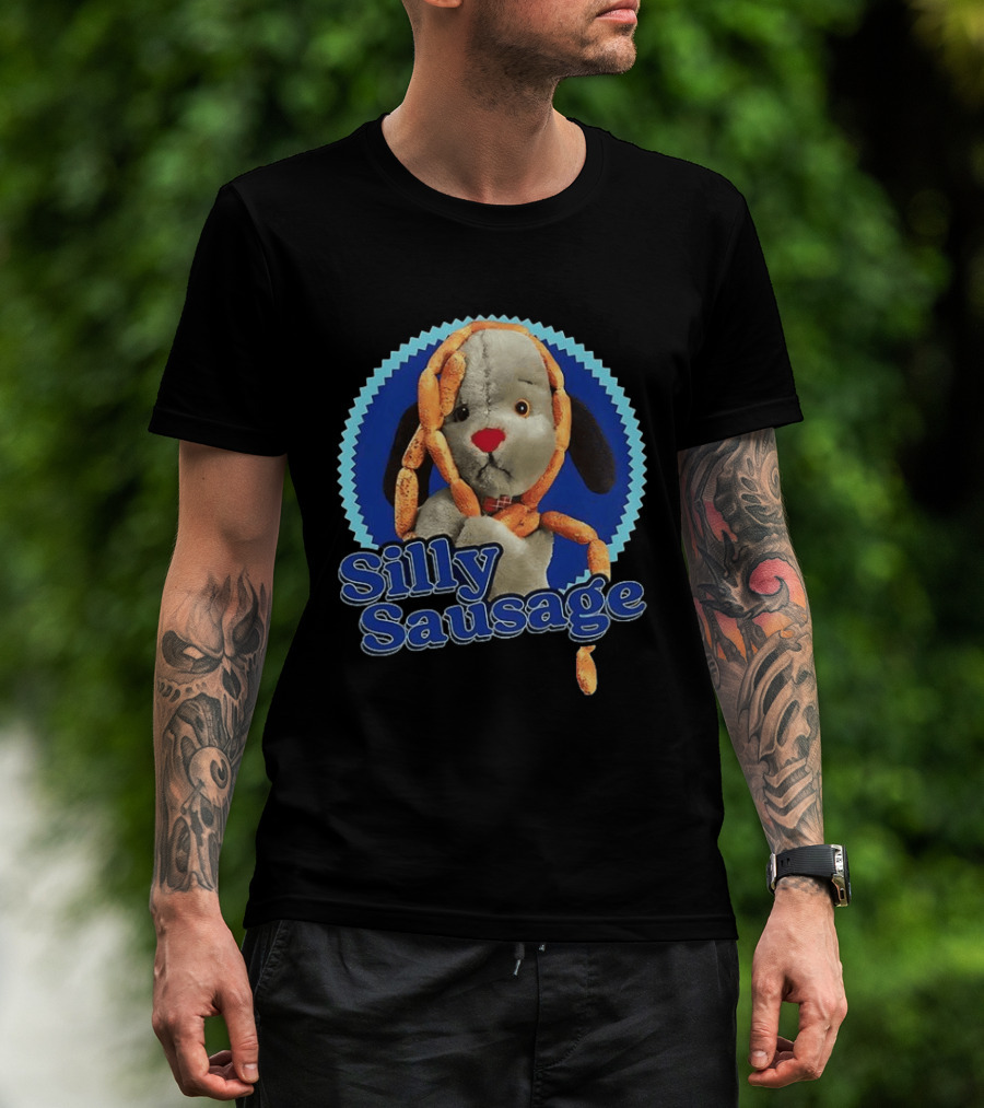 Silly Sausage Sooty Sweep Character Humor T-Shirt