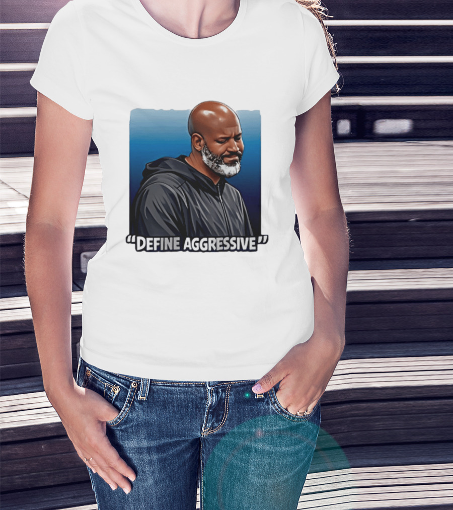Define Aggressive Detroit Lions Brad Holmes T-Shirt