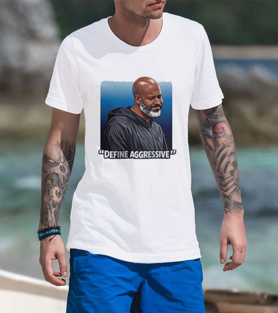 Define Aggressive Detroit Lions Brad Holmes T-Shirt