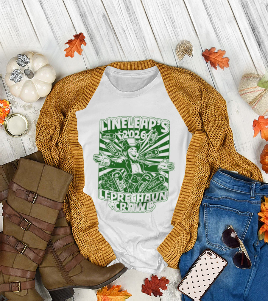 Lineleap's 2026 Leprechaun Crawl T-Shirt