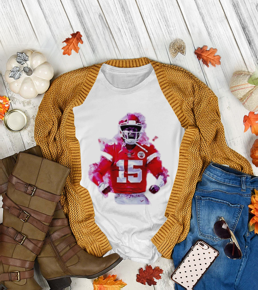 Patrick Mahomes #15 Kansas City Chiefs Football Player NFL Game Day Victory Passion T-Shirt