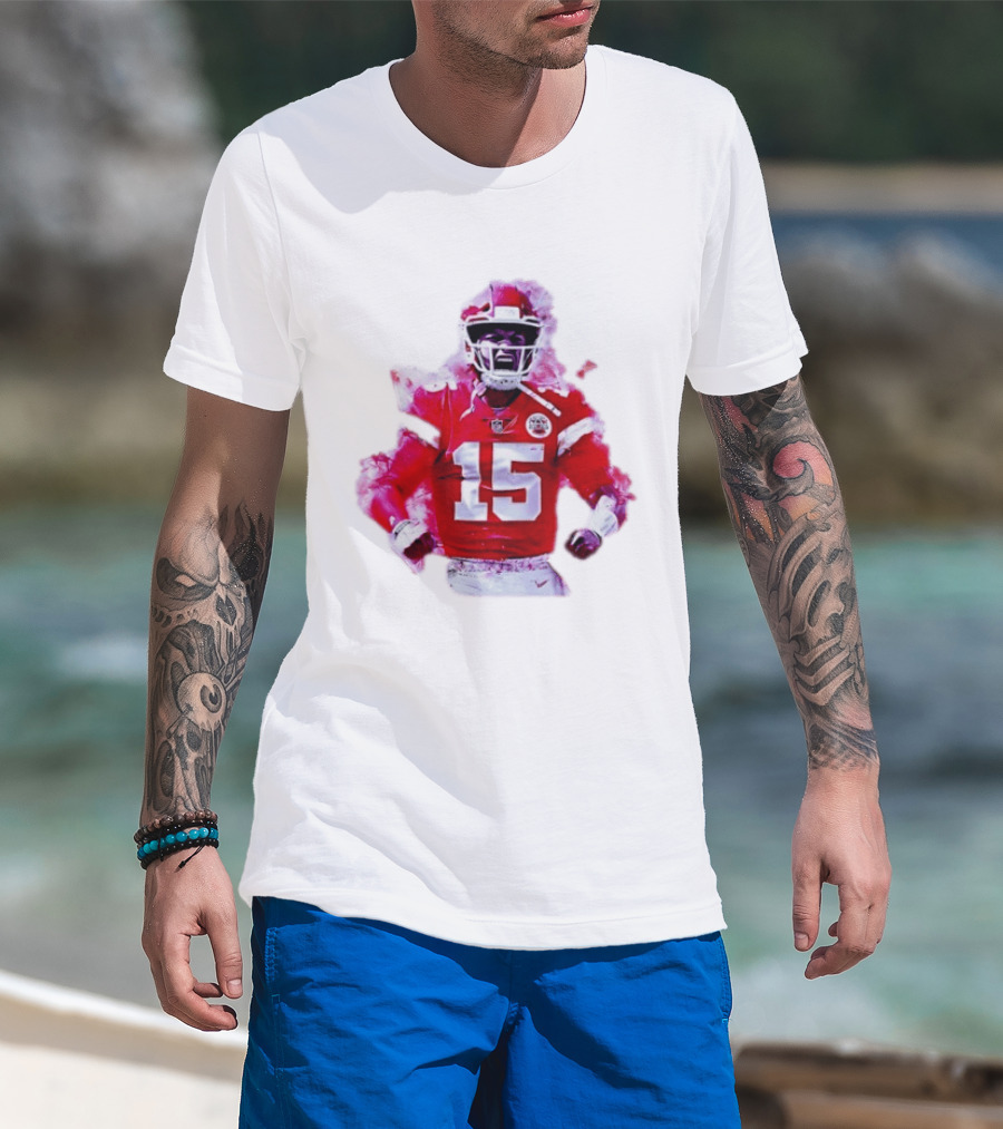 Patrick Mahomes #15 Kansas City Chiefs Football Player NFL Game Day Victory Passion T-Shirt