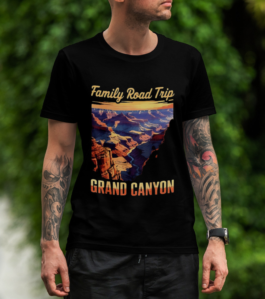 Family Road Trip Grand Canyon National Park Adventure T-Shirt