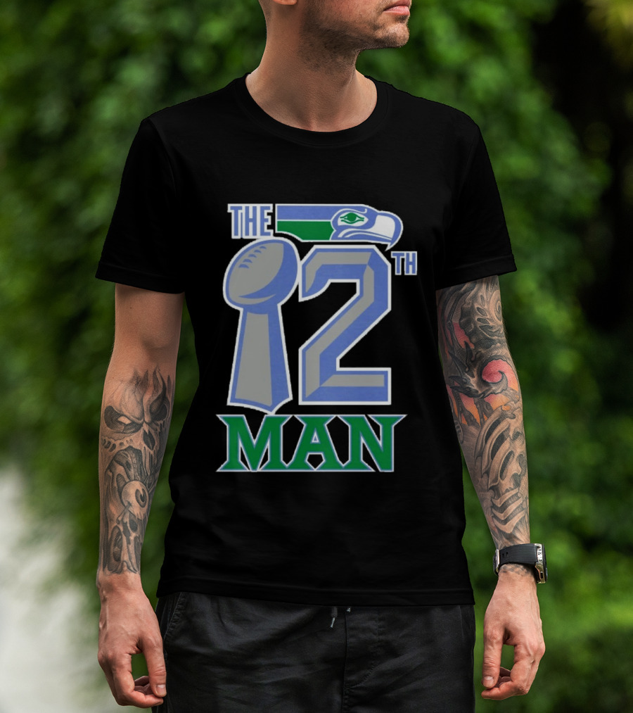 The 12th Man Seattle Bird Fan Football T-Shirt