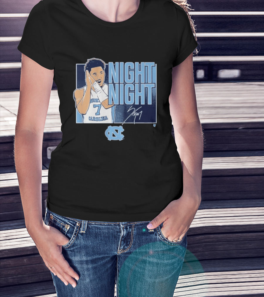Seth Trimble Night Night North Carolina Tar Heels Basketball UNC T-Shirt