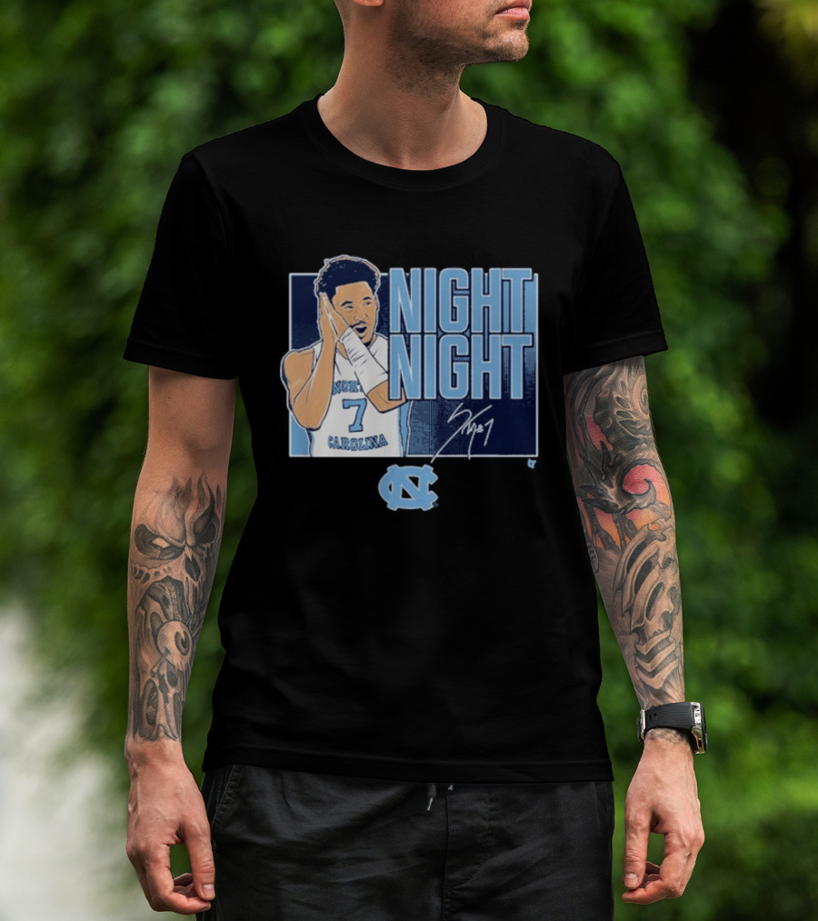 Seth Trimble Night Night North Carolina Tar Heels Basketball UNC T-Shirt