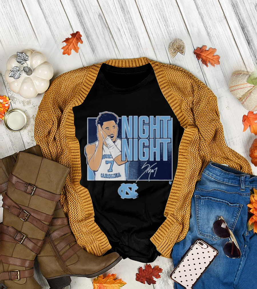 Seth Trimble Night Night North Carolina Tar Heels Basketball UNC T-Shirt