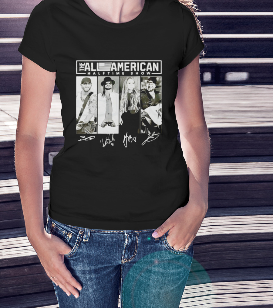 The All American Halftime Show Brett Watkins Miranda Toby Signature Collection T-Shirt