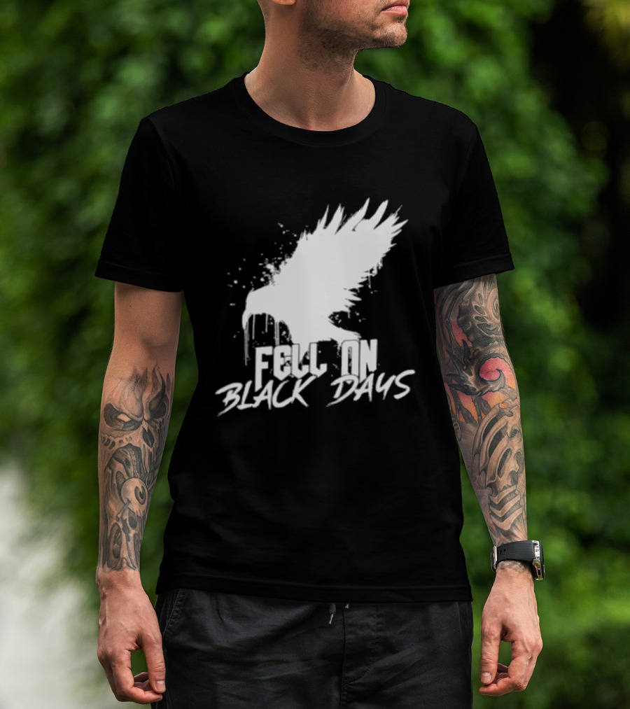 Fell On Black Days Raven Bird T-Shirt