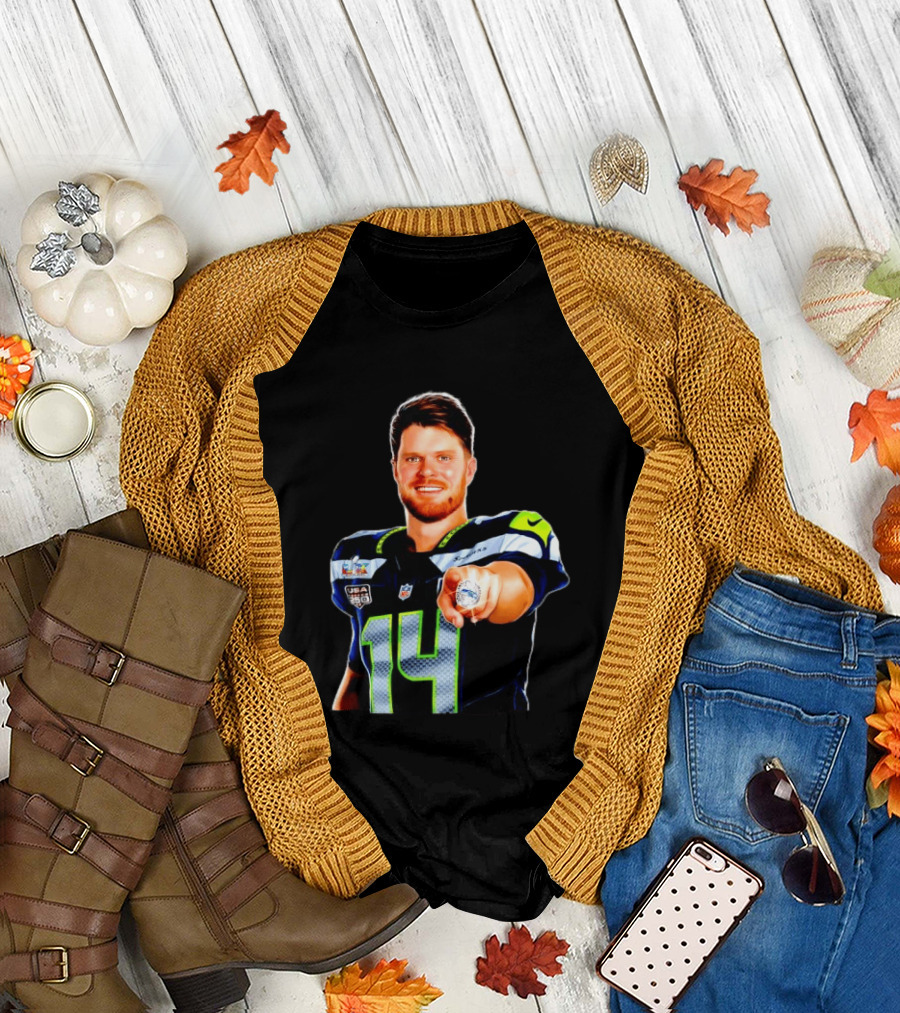 Seahawks Sam Darnold Champions Ring USA 150 NFL Honors T-Shirt