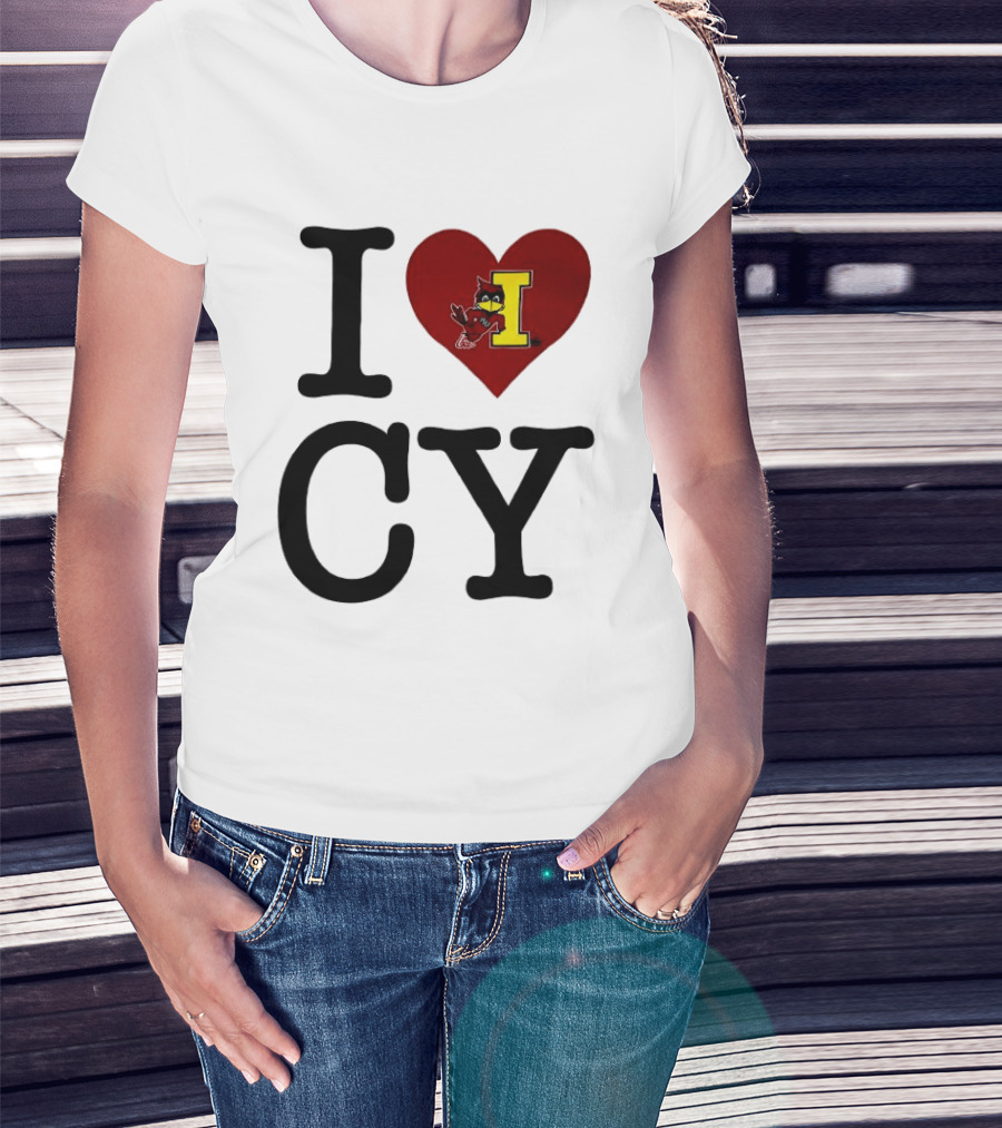 Iowa State Cyclones I Heart CY T-Shirt