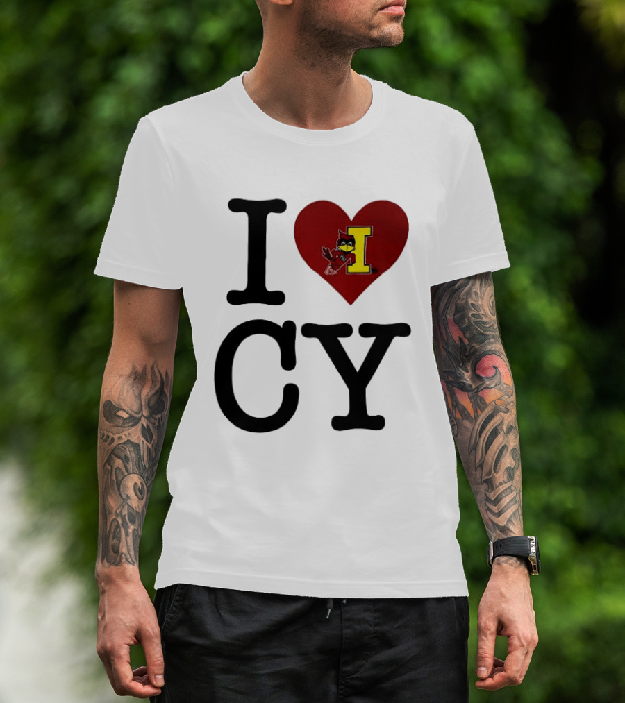 Iowa State Cyclones I Heart CY T-Shirt
