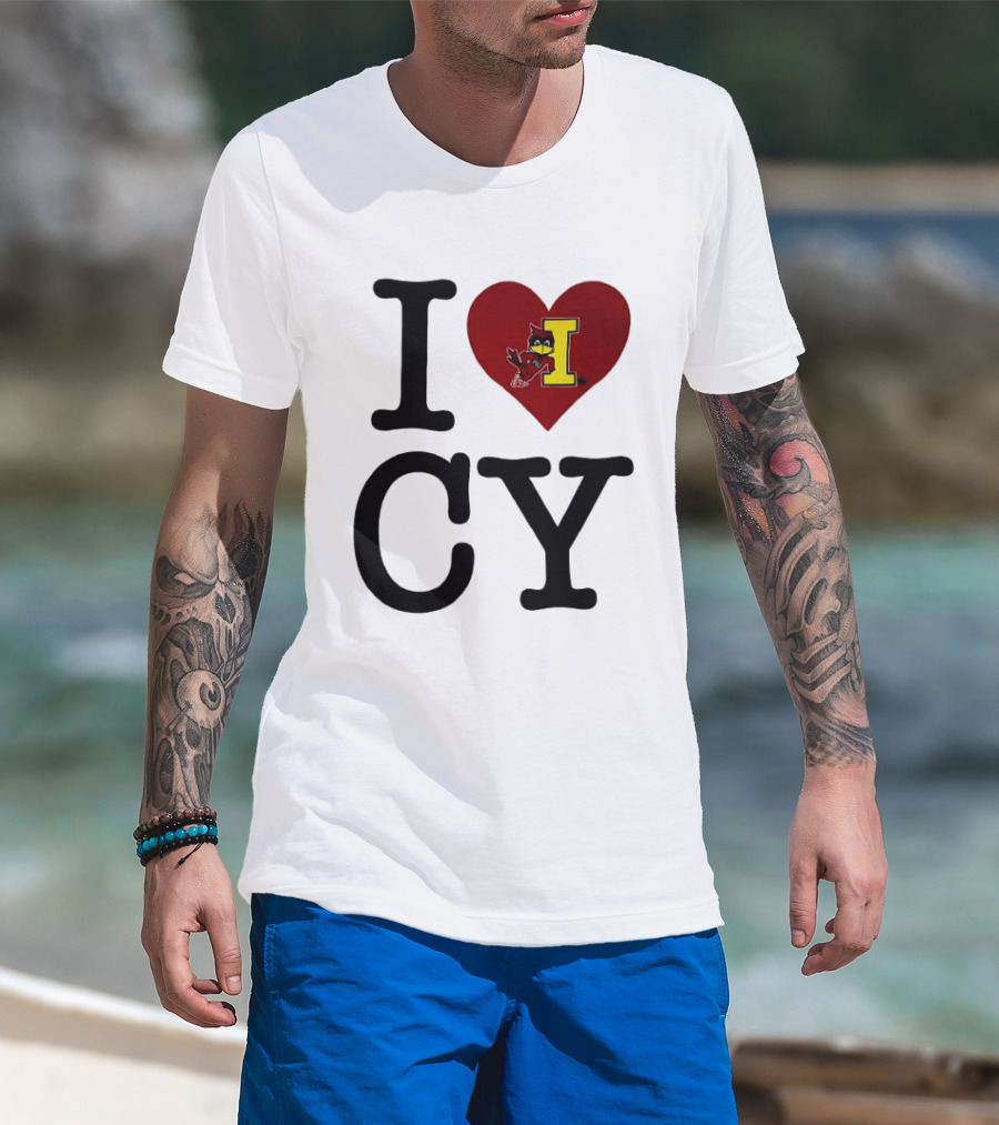 Iowa State Cyclones I Heart CY T-Shirt