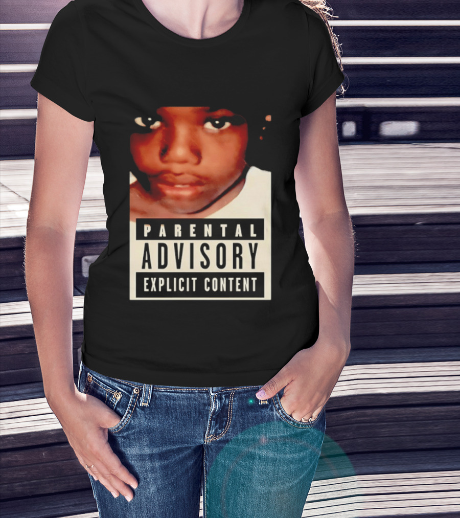 Parental Advisory Explicit Content Baby Keem Casino Album Cover Tracklist T-Shirt
