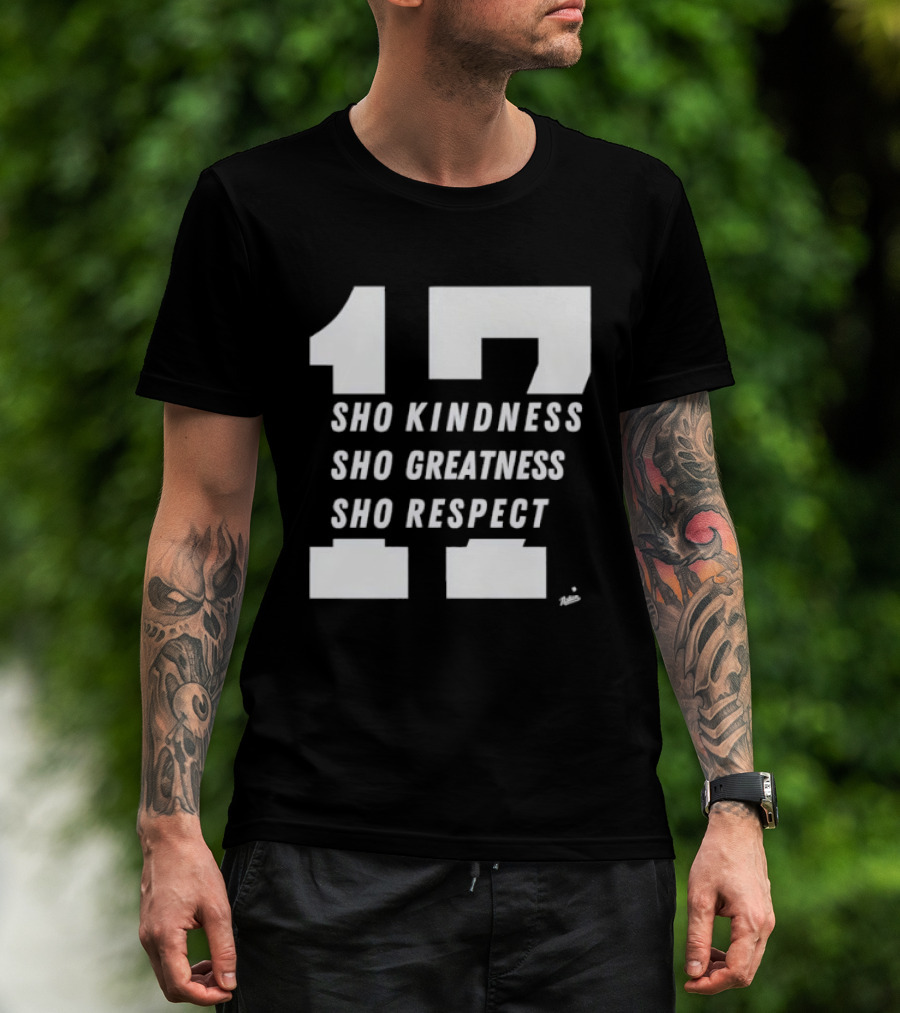 Shohei Ohtani Kindness Greatness Respect Number 17 T-Shirt