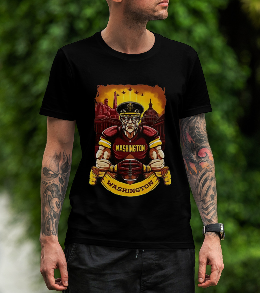 Washington Commanders Football Capitol Sentinel T-Shirt