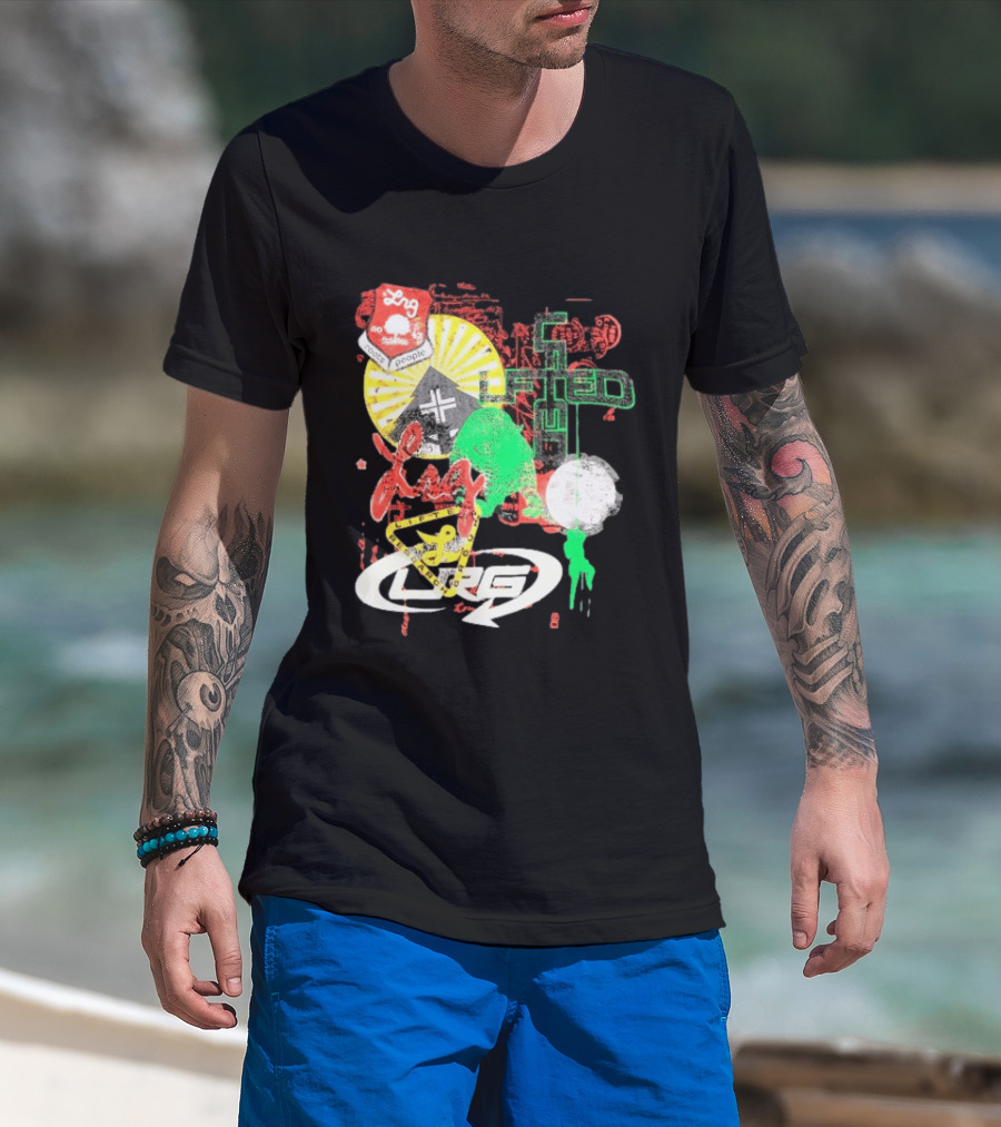 Lifted Research Group LRG Mashup Rockin People LRG Tag Nature T-Shirt