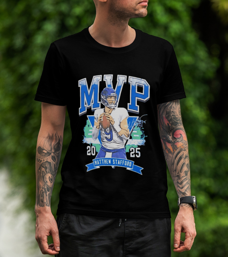 Matthew Stafford MVP 2025 Los Angeles Rams T-Shirt
