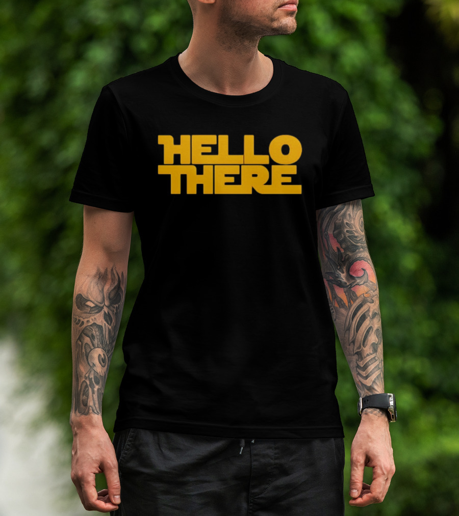 Hello There Obi Wan Kenobi Yellow T-Shirt