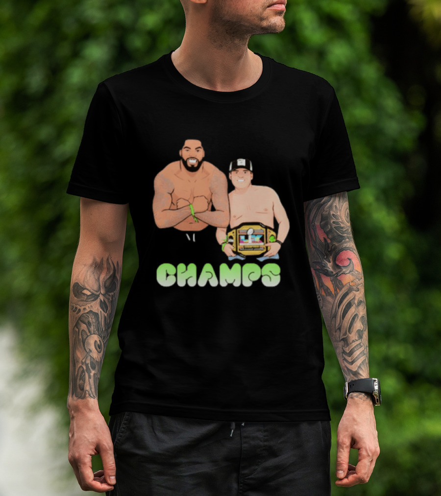JS And Leo Celebrate Seattle Champs With Belt Champs T-Shirt
