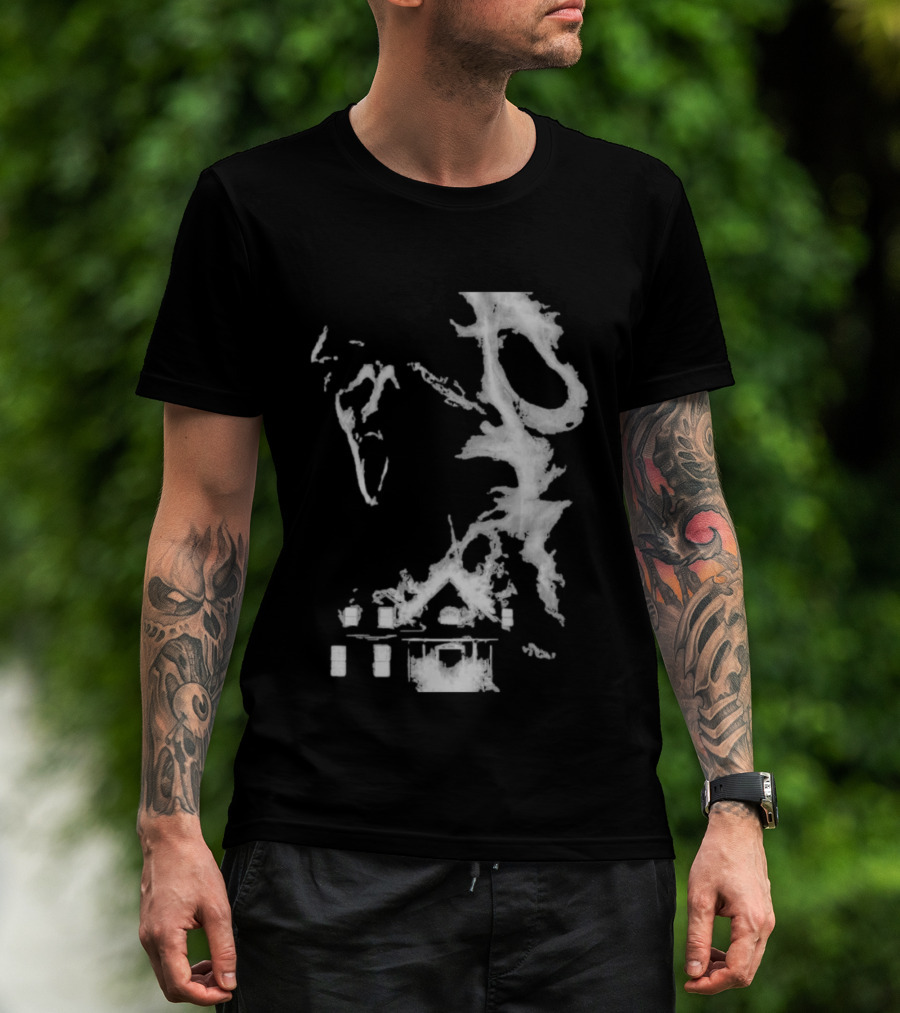 30th Anniversary Scream Kill Tour Texas Chainsaw Massacre Map T-Shirt