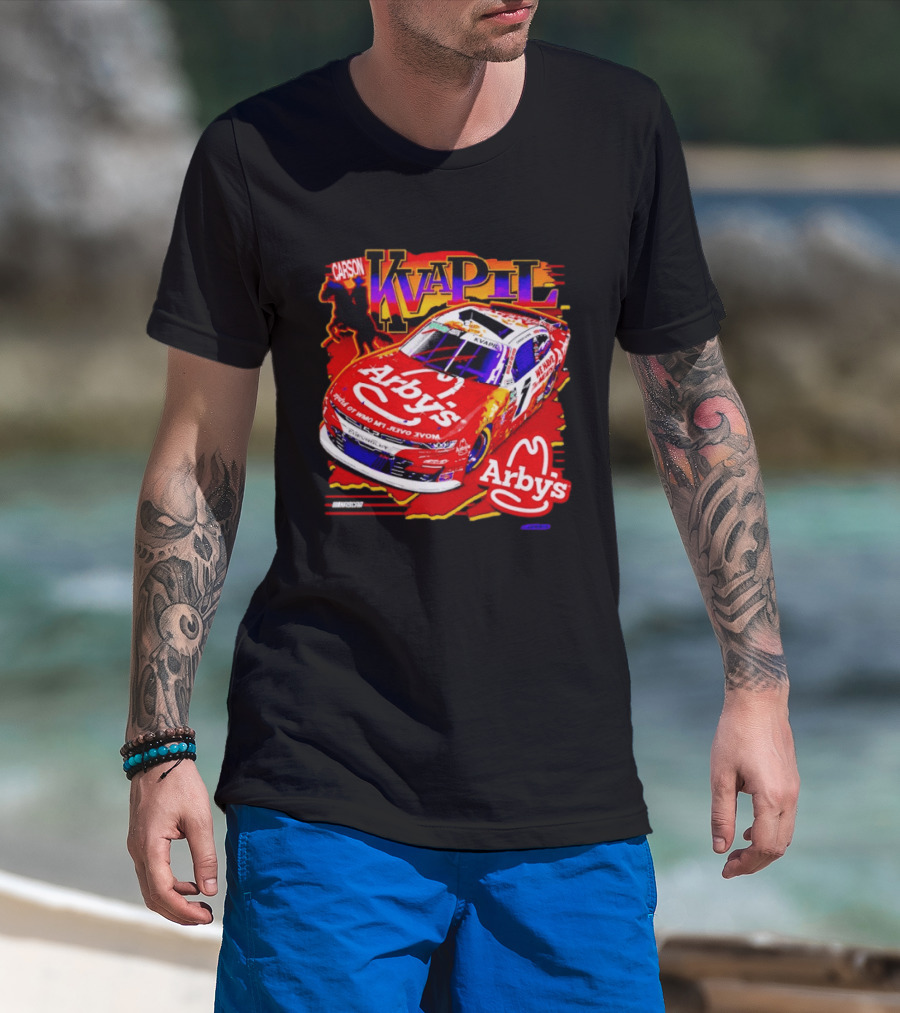 Carson Kvapil Arby's NASCAR Racing Car T-Shirt
