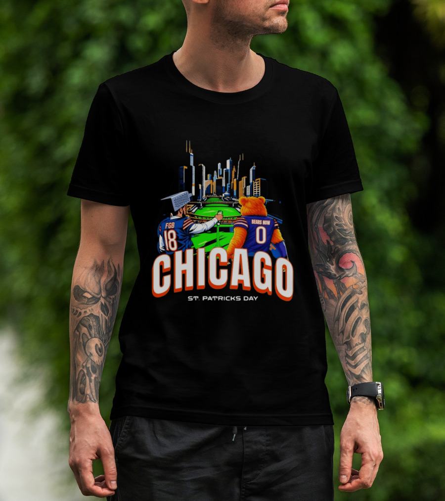 Chicago Bears St. Patricks Day Green River FGB Bears Now T-Shirt