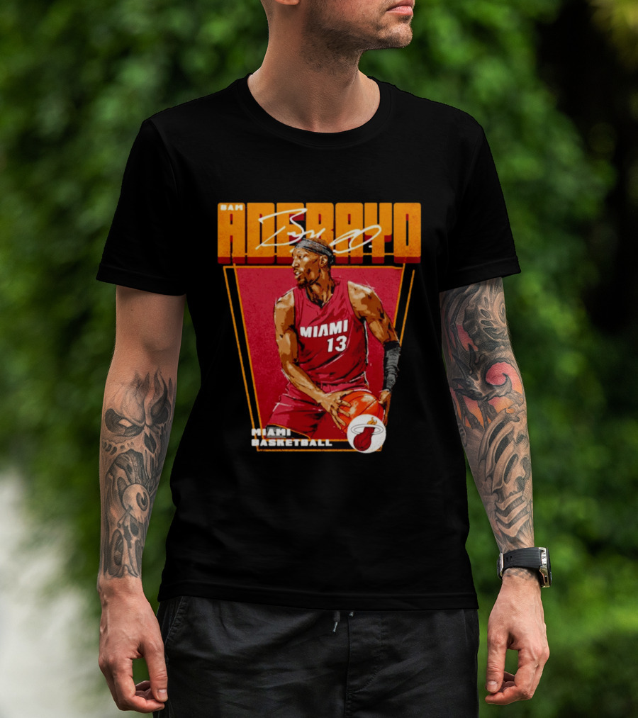 Bam Adebayo Miami 13 Basketball Heat T-Shirt