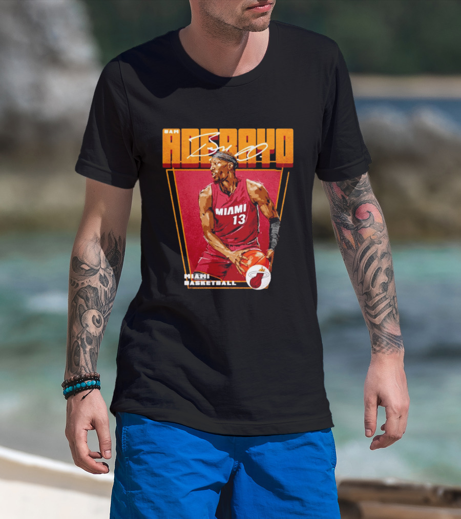 Bam Adebayo Miami 13 Basketball Heat T-Shirt