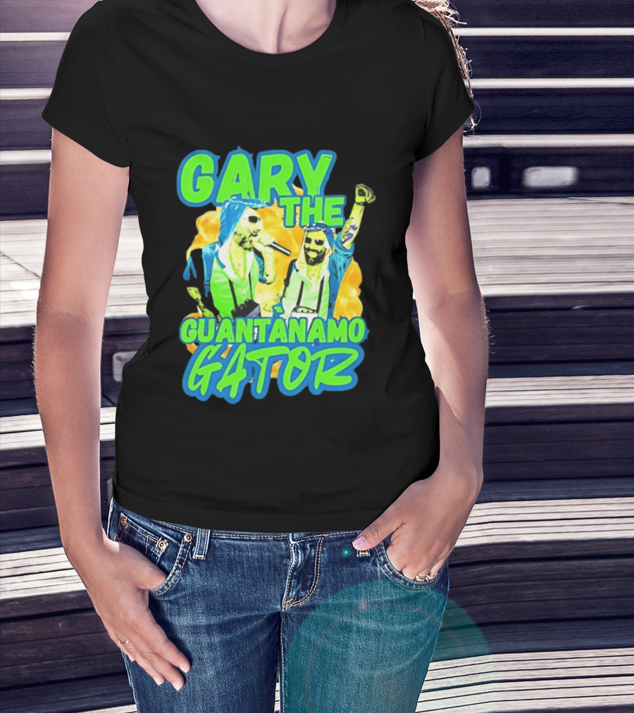 Gary The Guantanamo Gator Retro Pop Culture T-Shirt
