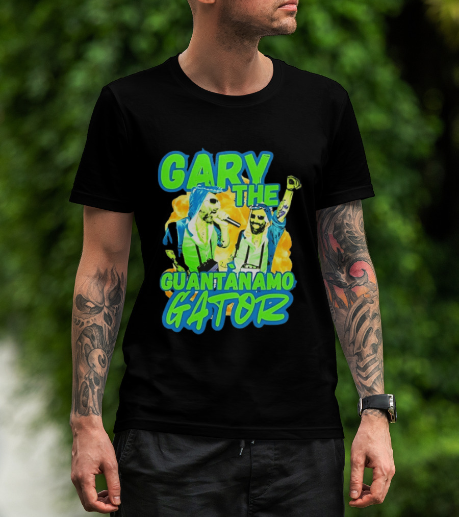 Gary The Guantanamo Gator Retro Pop Culture T-Shirt