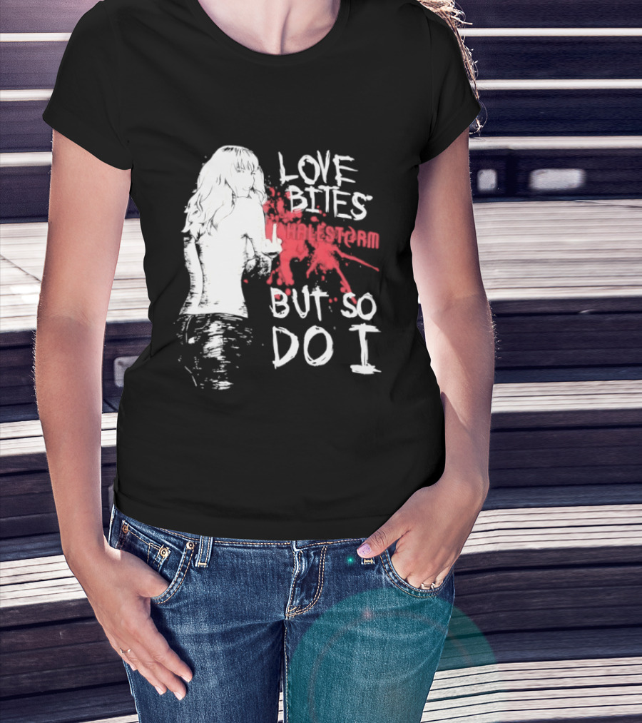 Halestorm Love Bites But So Do I Middle Finger Women's Clothing T-Shirt