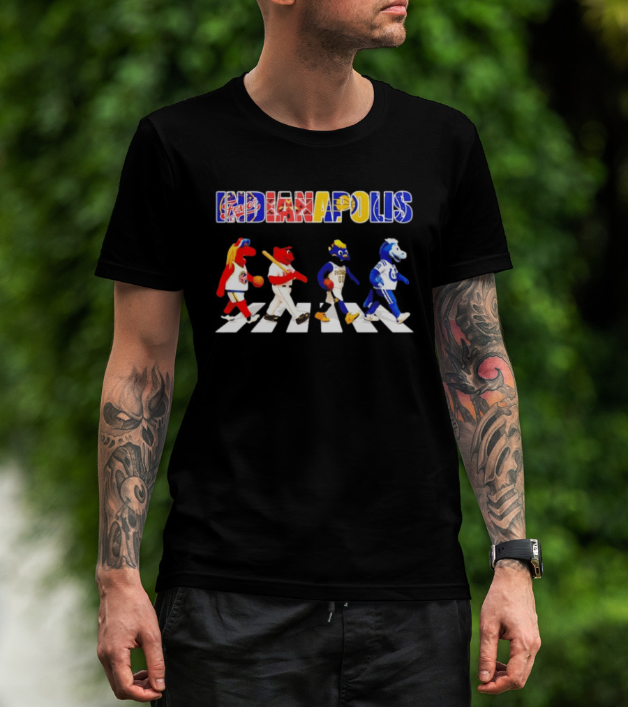 Indianapolis Colts Indiana Fever Indianapolis Indians Indiana Pacers Road T-Shirt